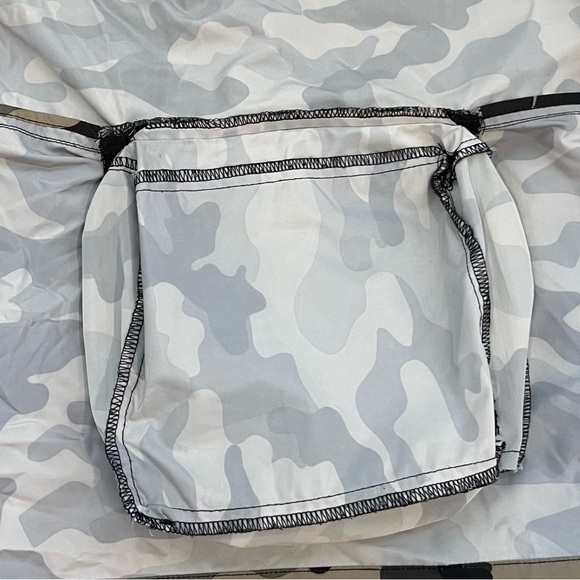 Zara | Camo Windbreaker Jacket & Shorts Set | Like New ! - Picture 8 of 9